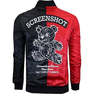 Fournisseur de vestes bomber urbaines en marque privée |   Vestes de style urbain OEM, veste d'hiver coupe-vent respirante pour l'extérieur, vente en gros - Product Image 2