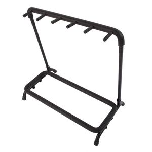 Supporto per Chitarre a 5 Scomparti Nero per Conservazione Sicura degli Strumenti - Product Image 4
