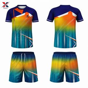 Camisetas de Fútbol 7V7 Ligeras y Transpirables, Cuello en V, Manga Corta, Nombre del Jugador Personalizado, Nombre del Equipo, 100% Poliéster, Uniforme de Secado Rápido - Product Image 5
