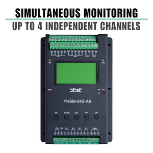 Module de contrôle de détection de fuites à 4 canaux pour acides et alcalis |   RS-485 Modbus |   Système d'alarme de fuite de produits chimiques industriels - Product Image 4