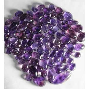 Cabochon en Améthyste Violette 100% Naturelle de Qualité Supérieure, Pierre Précieuse en Vrac, Fournisseur en Gros de Pierres Précieuses pour la Fabrication de Bijoux - Product Image 1