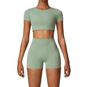 Camisa de media manga para mujer, pantalones cortos, Tops para mujer, camiseta para pantalones cortos, camisas casuales para mujer, pantalones cortos para mujer - Product Image 4