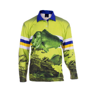 Camisa de Pesca Ligera para Hombre, Tejida, de Alto Rendimiento, Manga Larga, Transpirable, de Secado Rápido, con Protección Solar UPF, para Deportes al Aire Libre - Product Image 4