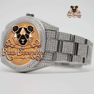 Moissanite Quartz Luxury Wristwatch. - Product Image 6