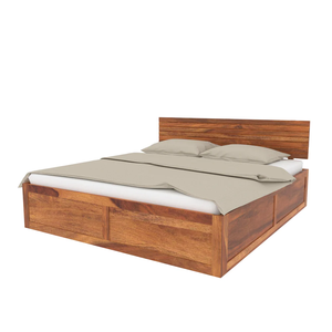 CIA Industries Rosewood Solid Wood <b>Platform</b> <b>Bed</b> King/Queen Size Traditional Design Adjustable Slats <b>Storage</b> Hydraulic - Product Image 1