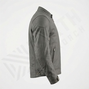 Veste de moto en cuir véritable pour homme de qualité supérieure, nouvelle arrivée, vestes de moto d'hiver, protections amovibles, personnalisables - Product Image 3