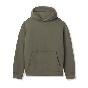 Sweat-shirt à capuche 100 % coton pour homme, nouveau design, délavé à l'acide, avec logo personnalisé, grandes tailles, coupe ample, pour l'entraînement – Vente en gros - Product Image 2