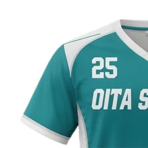 Maillot de lacrosse unisexe bleu sarcelle et blanc en polyester, coupe athlétique, léger, vêtements de sport pour l'entraînement et les matchs - Product Image 3