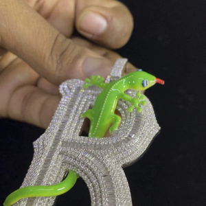 Wholesale Starspire Jewels High Quality Brilliant Cut Moissanite Mask Shape Hip Hop Style <b>Charm</b> Pendant 925 Sterling <b>Silver</b> - Product Image 1