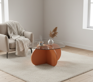 Round Coffee <b>Table</b> Coffee <b>Table</b> for Living Room Sofa Luxury Velvet Living Room Sofa Set Furniture Premium Quality Export Quality - Product Image 3