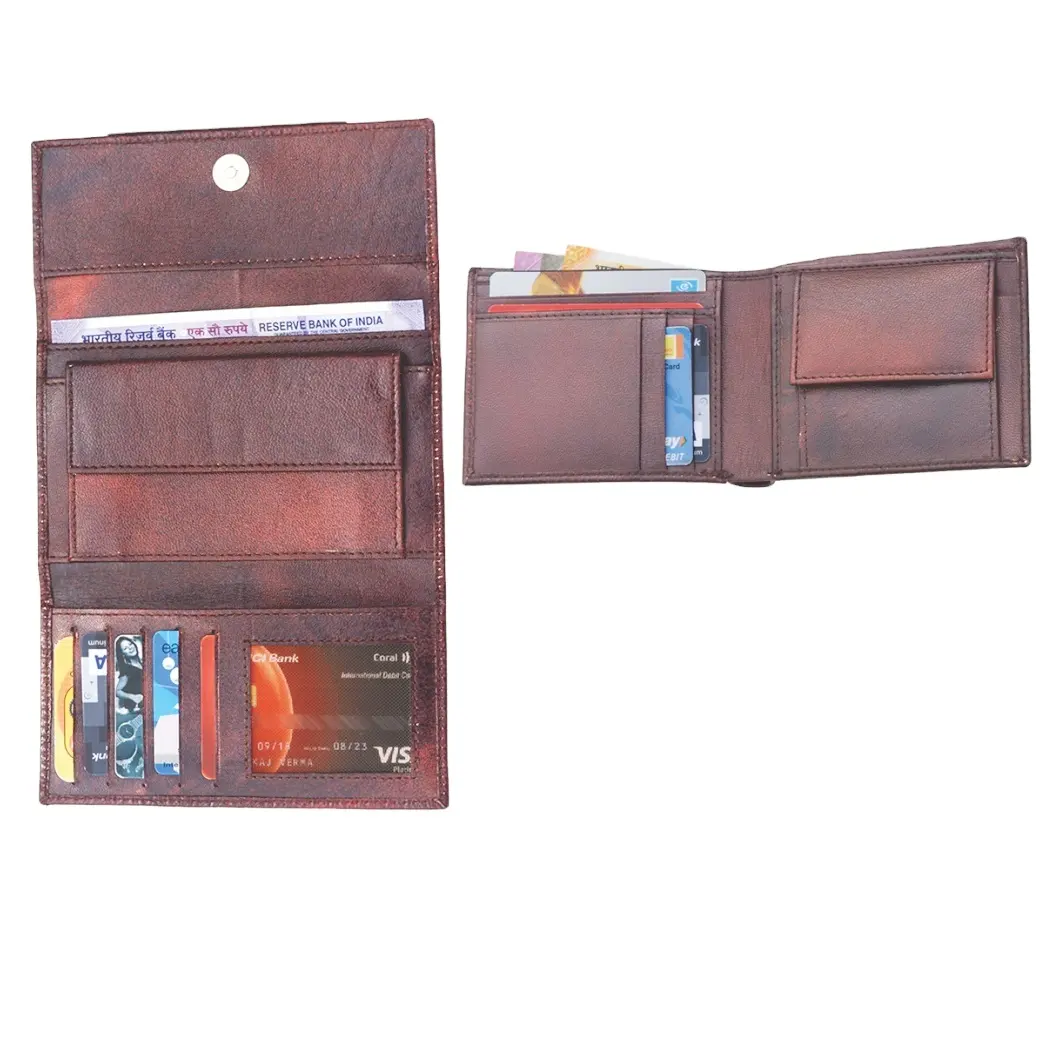 En çok satan lüks tasarım Combo Set hediye moda resmi rahat hediye seti 4 in1 hakiki deri Gents cüzdan bulucu yüzük tükenmez kalem