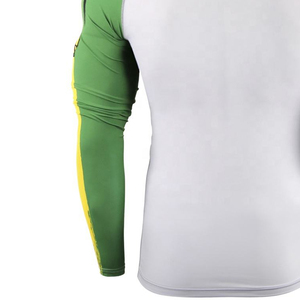 Factory Wholesale Custom Sublimation Rash Guard Quick Dry Stretch Material Comfortable <b>Athletic</b> Performance Wear - Product Image 6