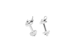 Pendentif haltère horizontal - Product Image 1
