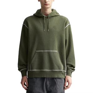 Sudadera con Capucha de Algodón Grueso de Alta Calidad con Cordón, Personalizable, para Hombre, Estilo Urbano, con Logotipo OEM, Servicio de Personalización - Product Image 3