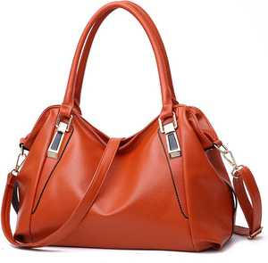 กระเป๋าถือหนังแท้ ZOLO LEATHERS รุ่นคลาสสิกสำหรับผู้หญิง สีส้ม พร้อมหูหิ้วด้านบน สะพายไหล่ได้ ป้องกันการโจรกรรม ปิดด้วยซิป - Product Image 2