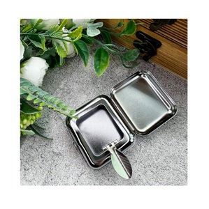 Circular steel <b>ashtray</b> with smooth basin weighted core and clean finish designed for tabletops counters and lounge areas - Product Image 4