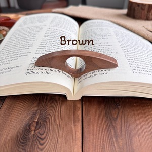Finger Ring Reader Support <b>Book</b> Finger Holder Wooden - Product Image 1