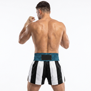 Shorts de boxe thaïlandaise pour hommes, légers, shorts de kickboxing MUAY Thai, fabricant OEM, logo personnalisé, shorts de boxe thaïlandaise pour hommes - Product Image 3