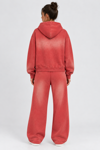 Conjunto Deportivo Personalizado para Mujer, Estilo Sunfade, Sudadera Holgada y Pantalones Jogger, Ropa Deportiva Casual a la Moda - Product Image 2