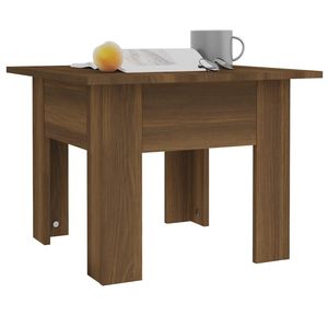 Tavolino da Caffè in Legno Ingegnerizzato di Quercia Marrone, Piccolo e Resistente - Product Image 4