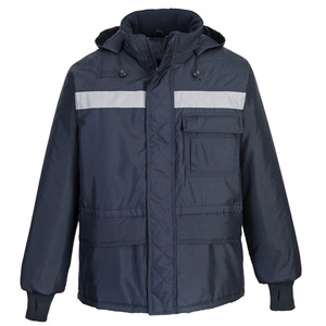 Mens Reflective Safety Jacket High Visibility Workwear Outerwear With Multiple <b>Utility</b> Pockets For Outdoor Job Activities - Product Image 1