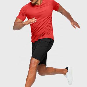 Microfibra de alta calidad cómodos deportes de secado rápido transpirable Logotipo de impresión personalizado gimnasio diseñador entrenamiento hombres gimnasio camisa - Product Image 6