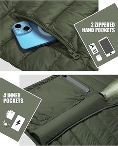 <b>Men's</b> Lightweight Packable Puffer Jacket Waterproof Winter Hood Jacket Custom Packable Quilted Puffer Jacket With Storage <b>Pouch</b> - Product Image 2