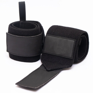 Sangles de musculation en coton respirant pour le soutien des poignets, réglables, antidérapantes, avec logo personnalisé, pour la gym et le powerlifting, à prix raisonnable - Product Image 1