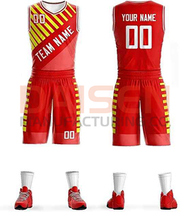 Ensemble d'uniformes de basketball très résistants, tissu respirant, qualité supérieure, maillot et short d'équipe, fourniture directe du fabricant - Product Image 4