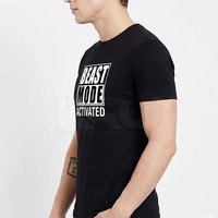 T-shirt Homme Col Rond Manches Courtes Tricoté Personnalisé avec Impression Frontale Haute Qualité Coupe Classique Été Écologique Respirant