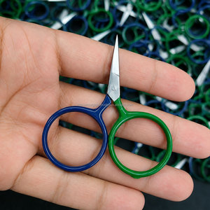 OEM Premium Embroidery <b>Scissors</b> Stainless Steel Needlepoint <b>Sewing</b> <b>Scissors</b> Custom Logo Packaging - Product Image 4