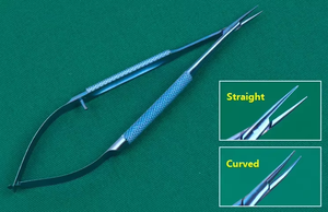 Juego de microcirugía de titanio de 4 piezas de primera calidad, instrumentos oculares y neurológicos ultraligeros para cirugía microvascular oftálmica - Product Image 3