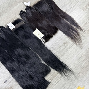 Extensiones de Cabello Humano Vietnamita Premium, Cabello Vietnamita Virgen en Trama Ondulada, Cierre HD, Súper Doble Trama, Extensiones de Trama a Máquina - Product Image 6