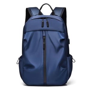 Unisex <b>Nylon</b> <b>Backpack</b> Zipper Closure Waterproof Design Large Capacity Minimalist Style Softback Shoulder Strap Multi-Function - Product Image 1