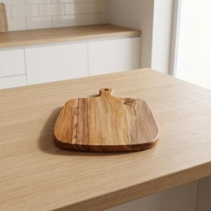Acacia <b>Wood</b> Cutting Board Set <b>Rustic</b> Wooden Chopping Board Serving Tray Kitchen Gift Wedding - Product Image 3