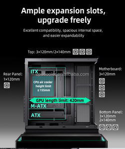 Chasis para Juegos de Escritorio Jungle Leopard AX-2 con Pantalla de 2.99 Pulgadas, Base Iluminada sin Bordes - Product Image 5