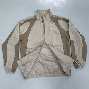 Trajes deportivos de dos piezas con cremallera, reflectantes, para correr, de poliéster y nailon, cortavientos, de alta calidad, personalizados por fabricantes. - Product Image 5