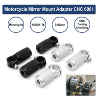 Adaptateur de moyeu d'hélice de drone OEM en Al7075-T6 anodisé usiné CNC, avec écrou de blocage conique M5, pièces FPV