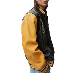 Chaqueta Varsity Impermeable de Diseño Personalizado, Chaqueta Letterman de Poliéster/Algodón para Marca de Moda, Directo de Fábrica, Precio Económico - Product Image 3