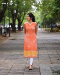Kurti pour femme en georgette brodée et imprimée, idéal pour les occasions spéciales – Fournisseur de mode féminine de Surat - Product Image 2