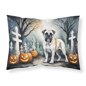 Spooky <b>Halloween</b> Boxer Standard Pillowcase Lightweight Super Soft Easy Care Decorative Artwork <b>Cushion</b> Cases Product Category - Product Image 1