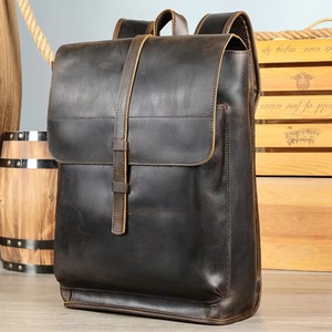 Mochila de Cuero Impermeable de Alta Calidad, Estilo Vintage, Antirrobo, para Portátil, de Cuero Genuino, LBP-0454 - Product Image 4