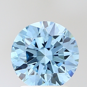 Diamante Cultivado en Laboratorio de Corte Redondo de 1.86 Quilates, Azul Intenso VS2, Certificado IGI, Diamante Suelto CVD al por Mayor para la Fabricación de Joyas - Product Image 1