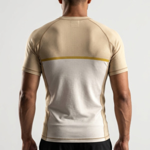 Men's MMA Rash Guard Short Sleeve Color Blocked <b>Compression</b> <b>Shirt</b> UPF50+ UV Protection Quick Dry Spandex Polyester - Product Image 4