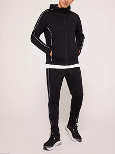 Conjunto Deportivo de Hombre con Capucha y Logotipo Frontal, 100% Algodón, Secado Rápido y Transpirable, Ropa Deportiva Informal - Product Image 3