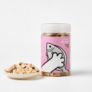 Friandises coréennes lyophilisées pour chats, friandises coréennes pour chats au poisson, aliments coréens lyophilisés pour animaux de compagnie, friandises coréennes pour chats au poisson plat, collations coréennes pour chats - Product Image 4