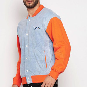 Chaqueta Deportiva para Hombre, Estilo Letterman, Diseño Frontal Invernal, Prenda Exterior Casual y Resistente - Product Image 3