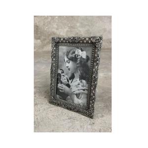<b>Vintage</b> Floral Metal Gold Ivory Metal Photo <b>Frame</b> with Cover Customized Beautiful For Home Decor - Product Image 1