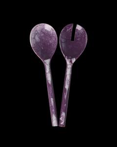 Cuillère-fourchette à salade réutilisable écologique personnalisée, moderne, en résine mélamine plastique, pour fêtes, avec logo personnalisé, colorée - Product Image 4
