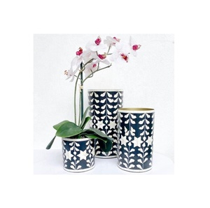 Pot de fleurs écologique en os et résine, sculpté à la main, design créatif, avec fonction d'arrosage automatique, pour la maison, le jardin, à suspendre ou à poser sur un bureau - Product Image 4